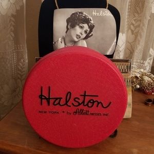 Halston Vintage Hat Box